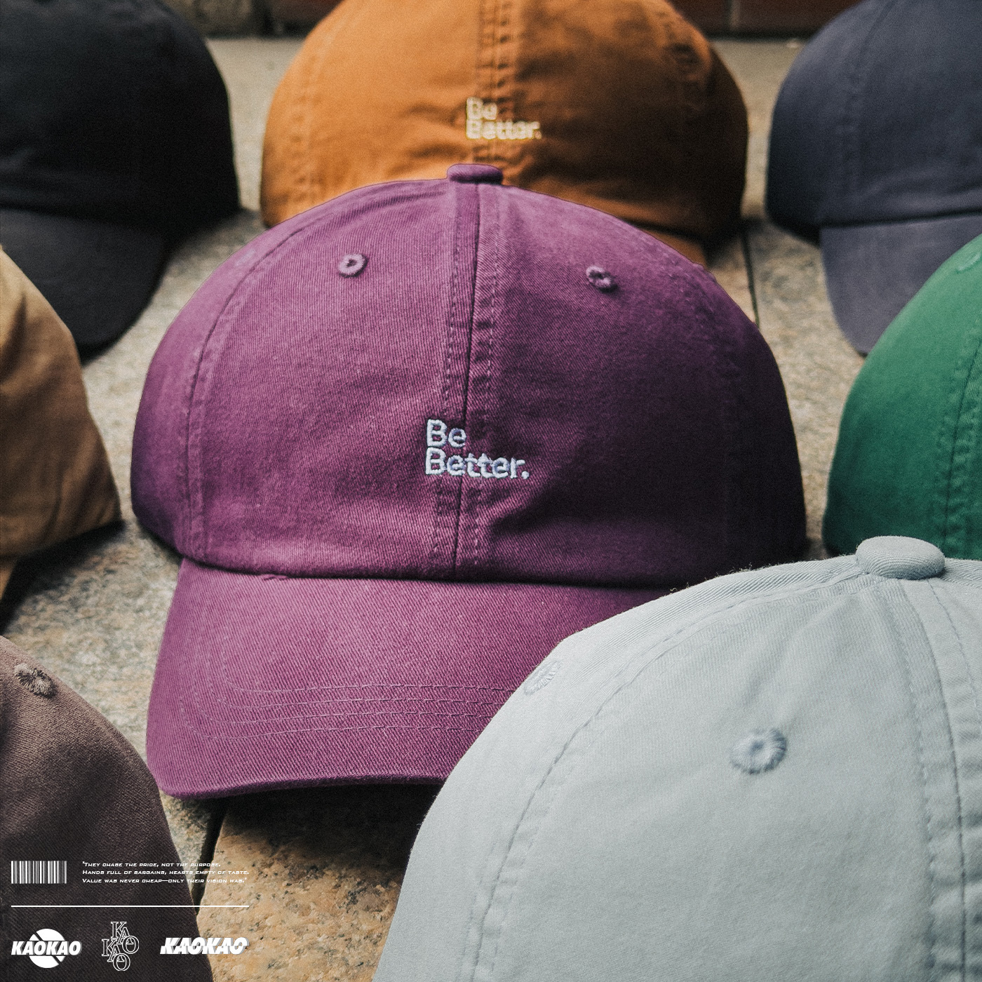 EtBD 擁抱黑狗 Be Better 鴨舌帽 美式復古棒球帽