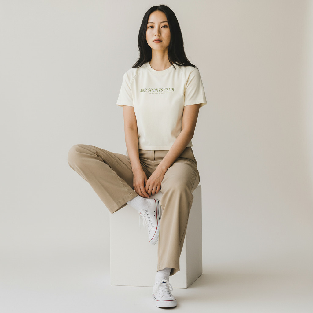 NEW BALANCE 短T NB SDS涼感 休閒 上衣 米白色 女 NEF29632IV