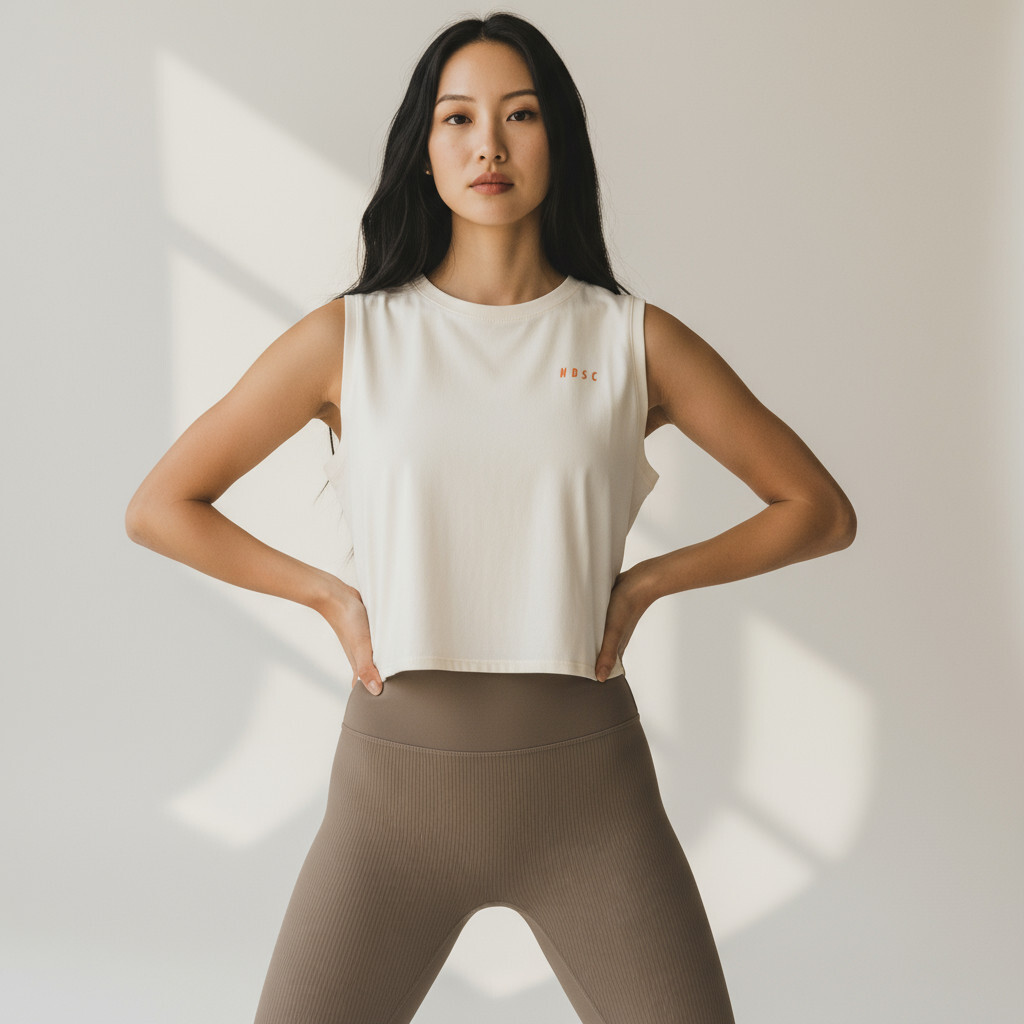 NEW BALANCE 背心 NB SDS快乾 訓練 運動 休閒 米白色 女 NGF29882IV