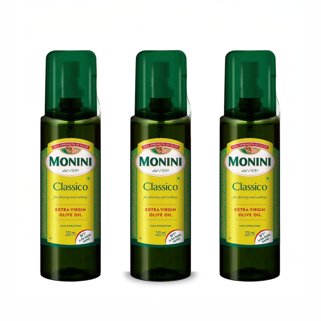 【MONINI】莫尼尼特級初榨橄欖油200ml 輕巧噴霧瓶 G-7-3