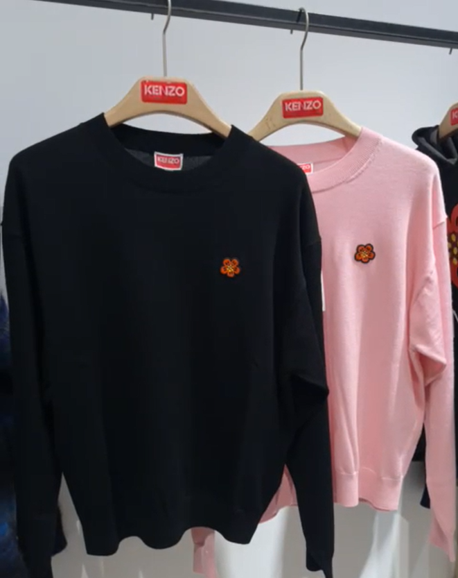 【直播】KENZO LL103158 Boke Flower 刺繡衛衣(D6 2PU381 3LB 34)