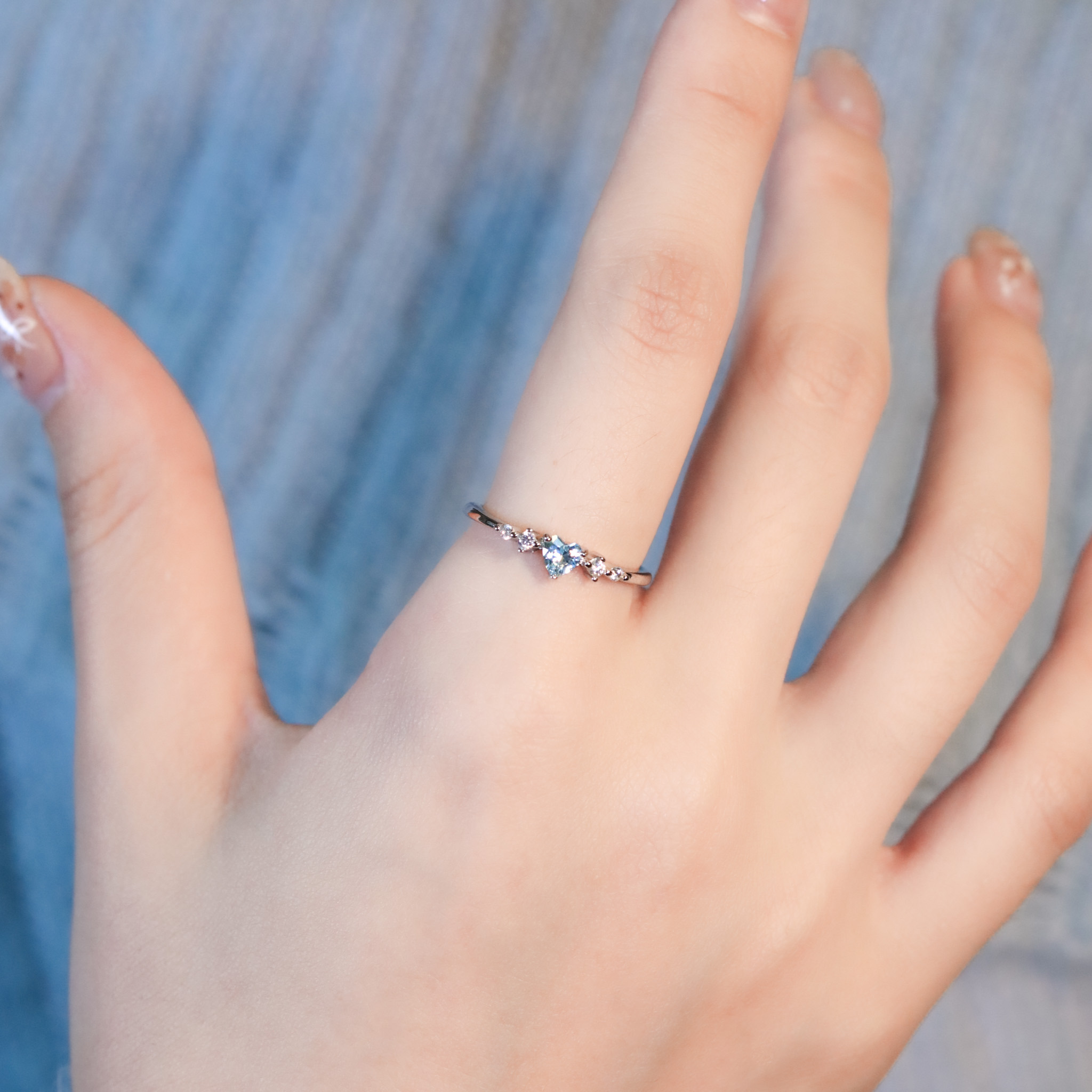 | 925純銀 | 漫藍心意說戒指 | RI0978 |