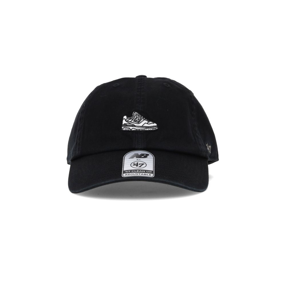 NEW BALANCE X 47 BRAND 聯名款 帽子 黑色 白LOGO 復古 老帽 LAH00653BLK