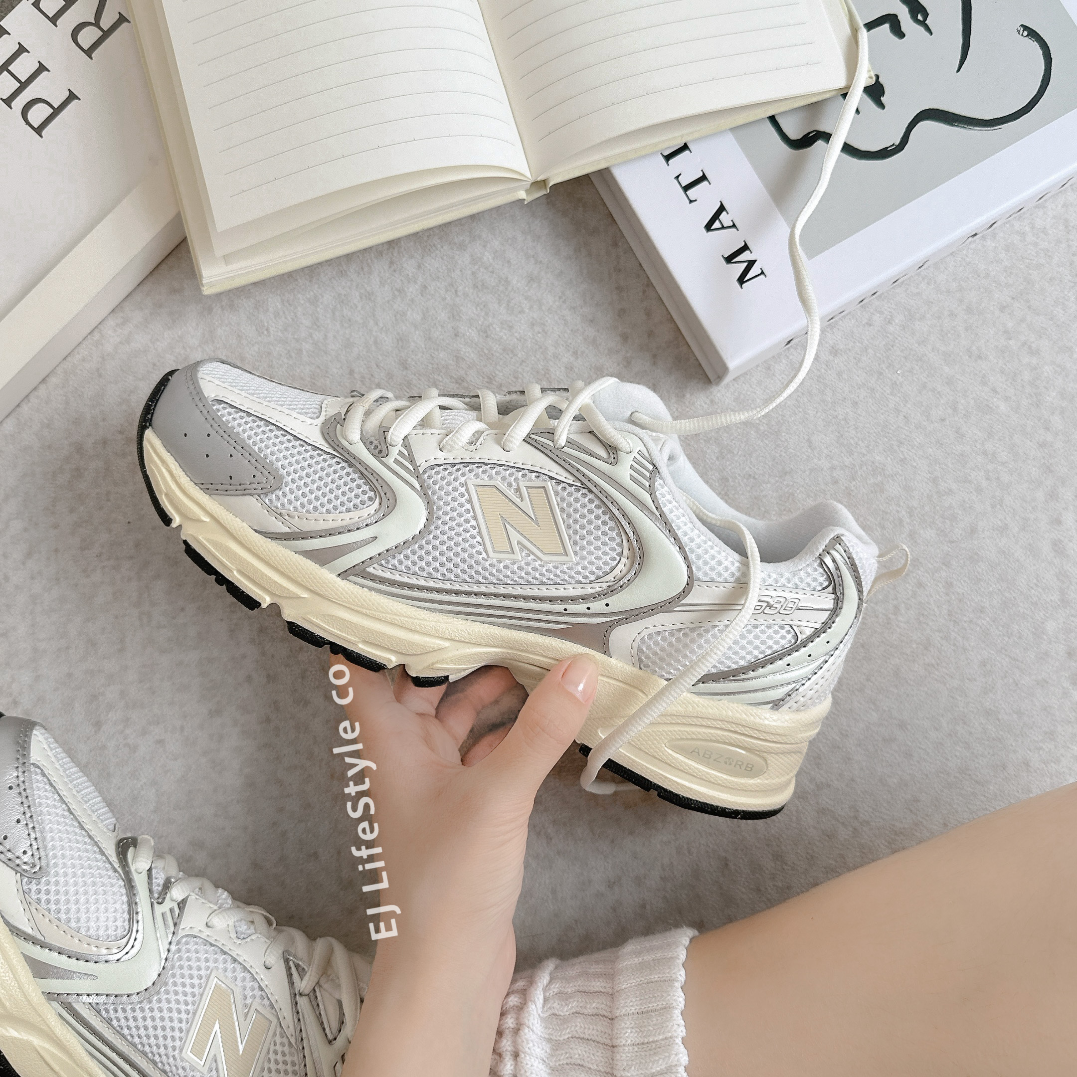 NEW BALANCE 530 NB NB530 白銀薄荷粉 奶油底 低飽和 米 男女鞋 U530ESB / 現+調