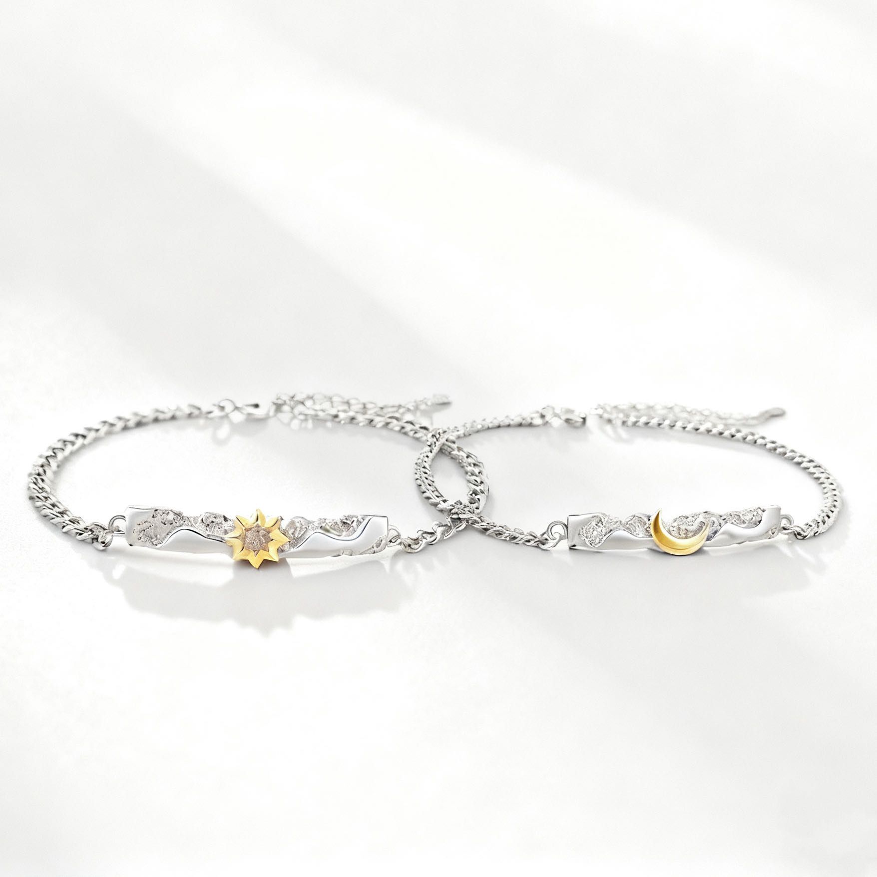 「日久天長」情侶手鏈 | S925純銀| 免費刻字