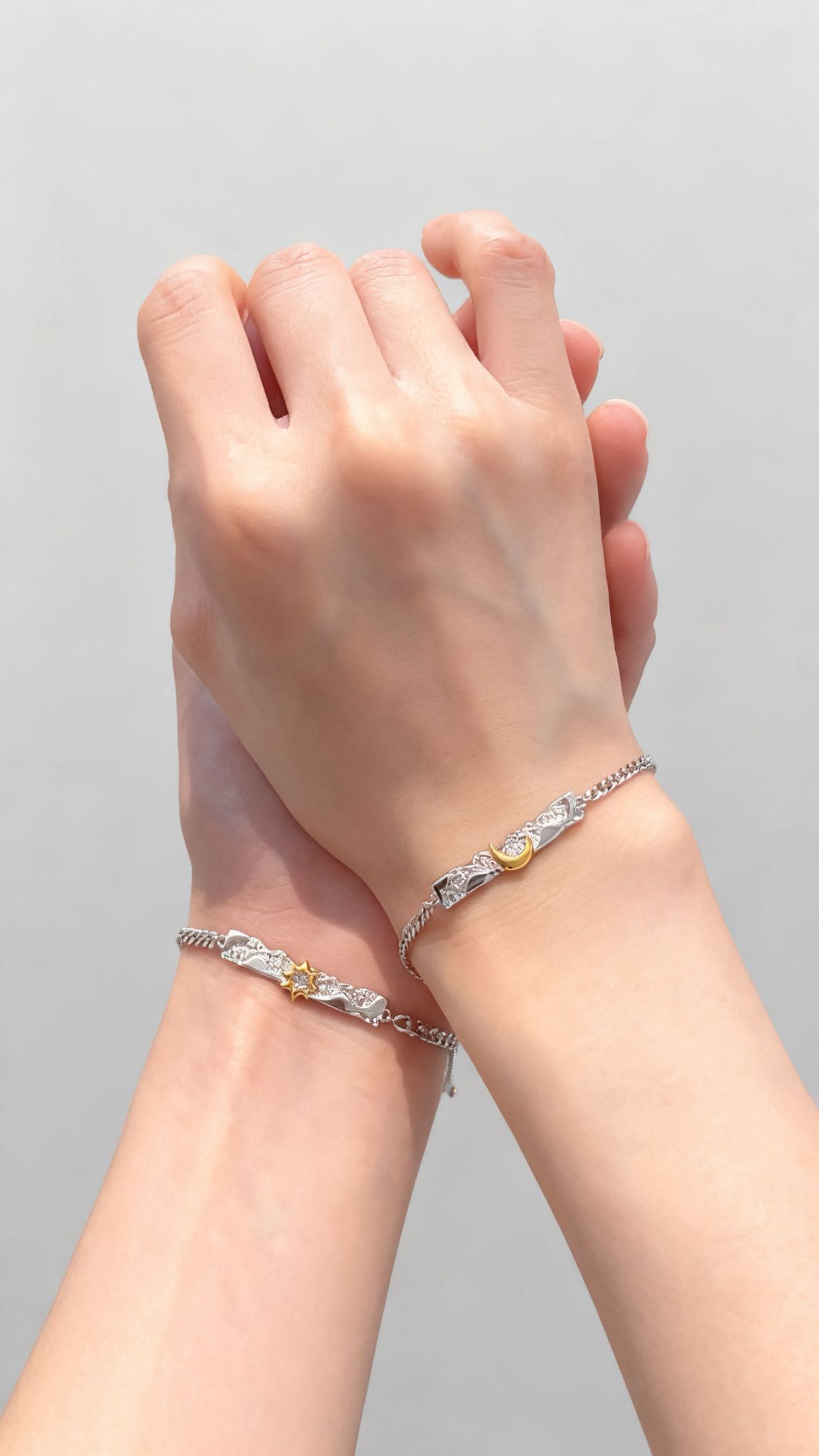 「日久天長」情侶手鏈 | S925純銀| 免費刻字