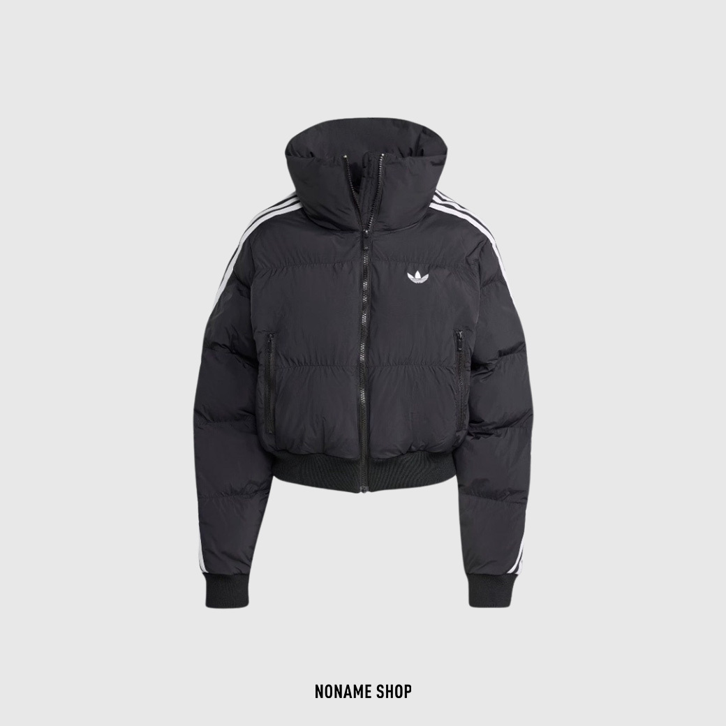 ADIDAS ORIGINALS Adicolor 三線 立領 麵包外套 羽絨外套 (女款)