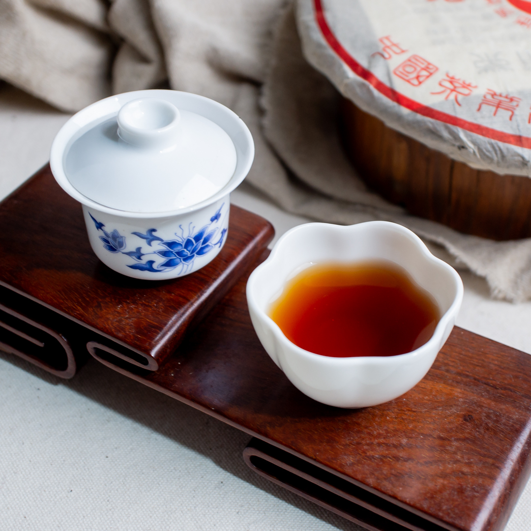 易武老樹餅茶 易武老樹普洱餅茶－1997年熟餅
