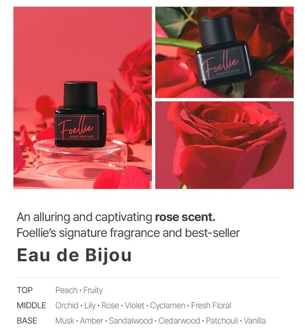 Foellie Eau de Bijou 玫瑰味私密處香水 5ml