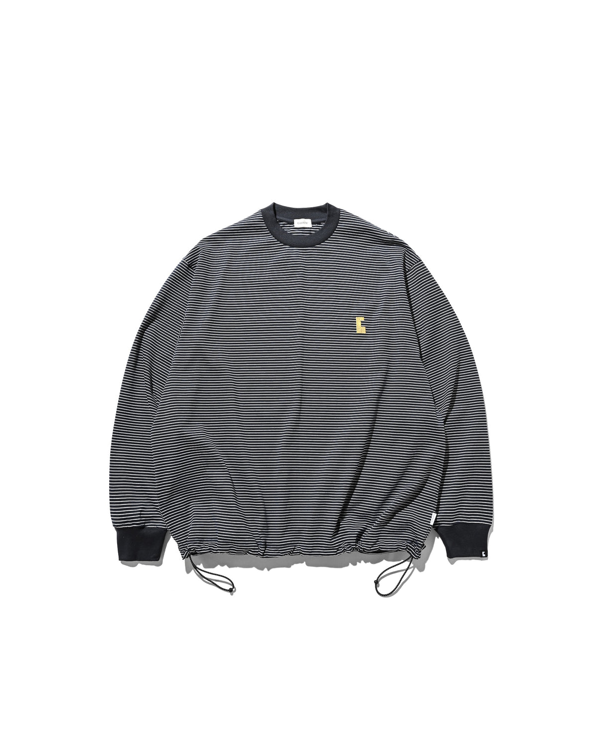 2025AW CLESSTE  "C"STRIPED L/S T-SHIRT WITH DRAWSTRINGS 條紋 長袖 長T 現貨 CLS-TE-2528