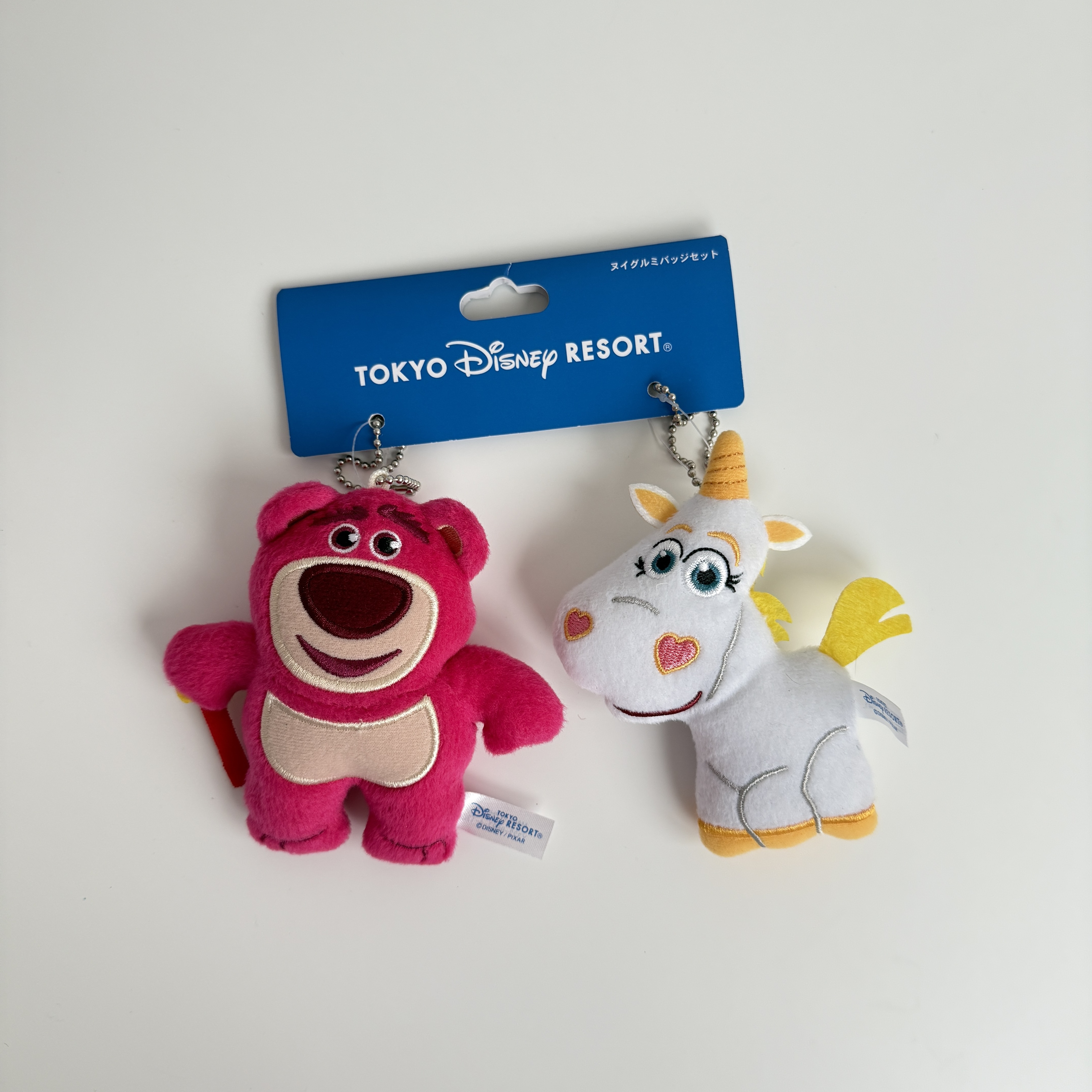 現貨┃日本 Disney 迪士尼 玩具總動員 熊抱哥 草莓熊 獨角獸奶油 吊飾