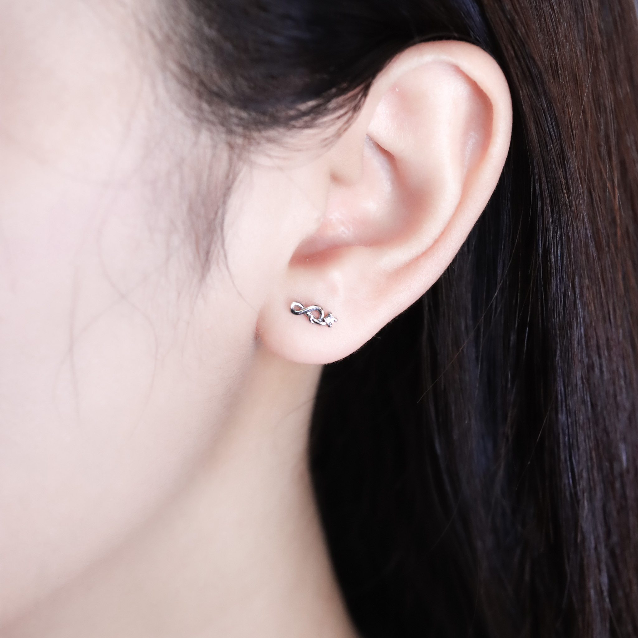 | 925純銀・白金 | 愛意小奏樂耳環 | EA1067 |