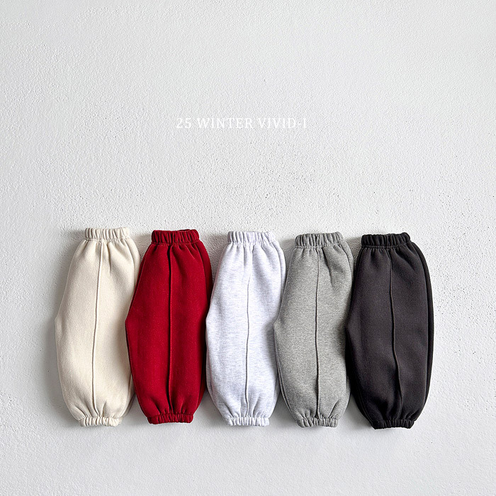 Vivid-I Pin Tuck Fleece Jogger