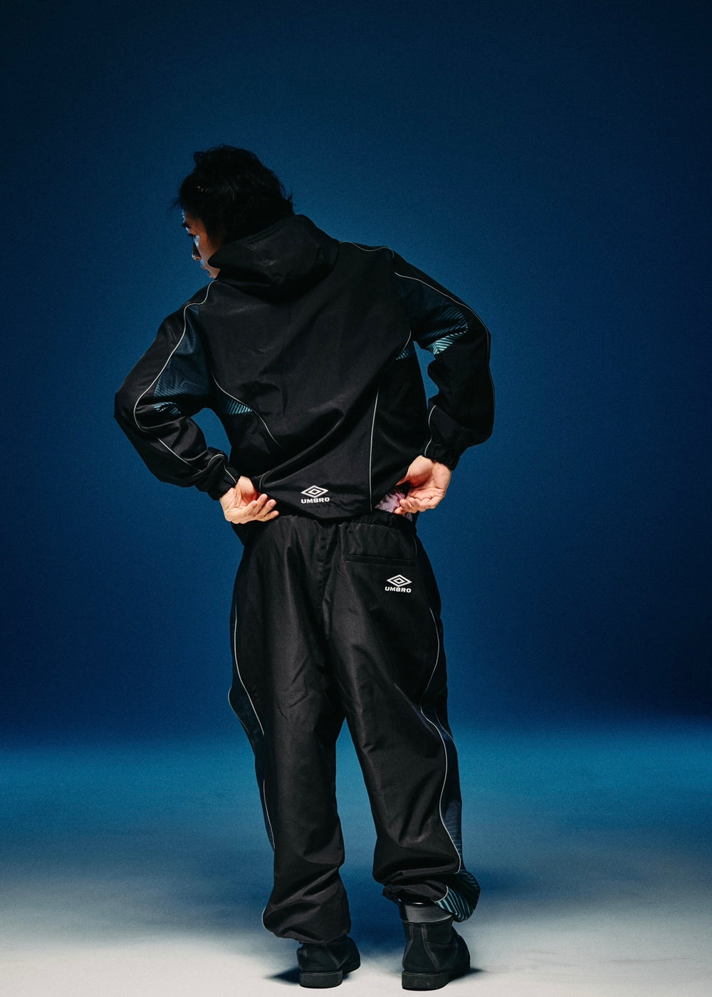 2025AW 9090 × umbro Grad ation Nylon Pants 聯名尼龍運動長褲