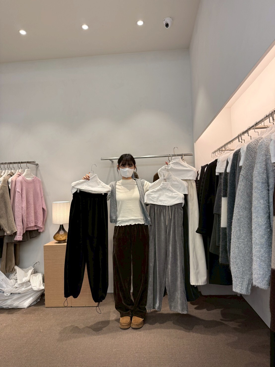 AP5118 橡筋腰親膚束腳休閒褲