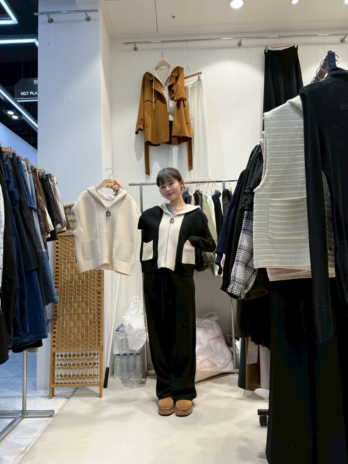 HP5111 背心連帽針織外套