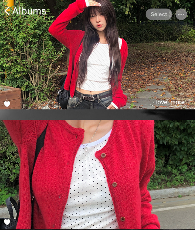 anyonemore 日常穿搭 針織羊毛柔軟 鈕扣開衫上衣(5色)