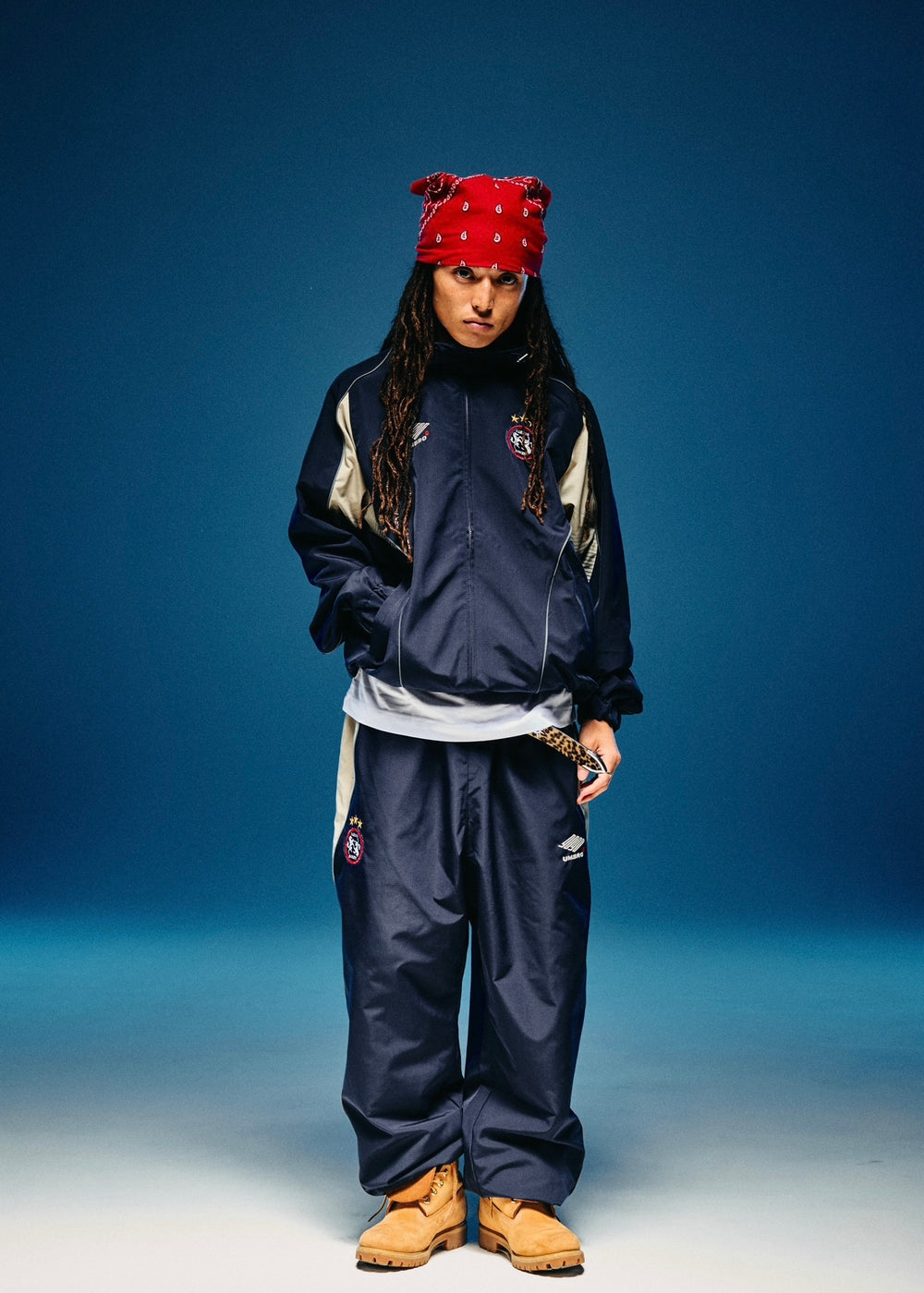 2025AW 9090 × umbro Gradation Nylon Hooded Jascket 聯名