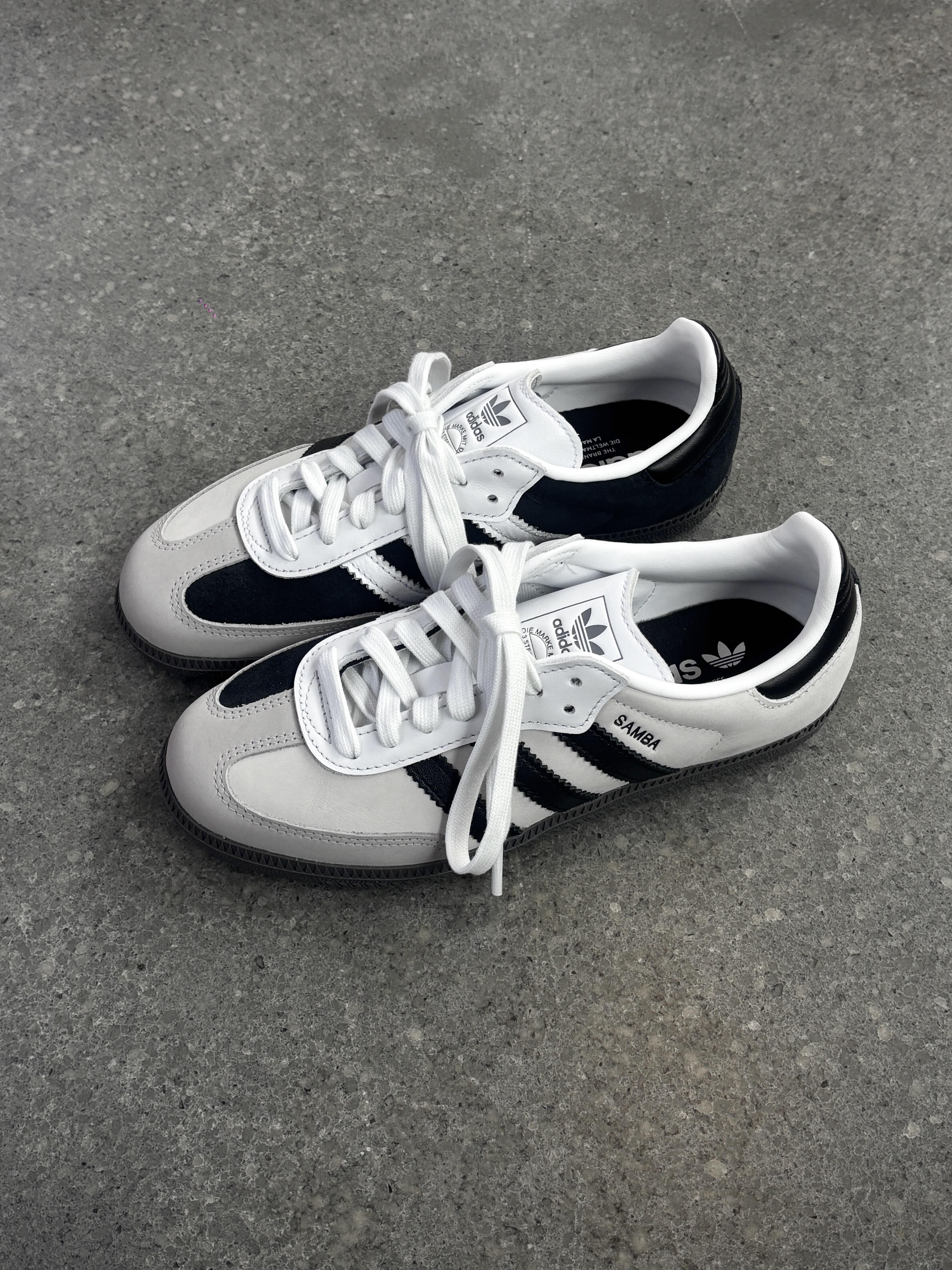 零碼現貨25.5公分 Adidas Originals Samba OG 黑白灰 黑白鴛鴦 白灰色 鴛鴦 復古 德訓鞋 T頭鞋 KJ7595/現貨