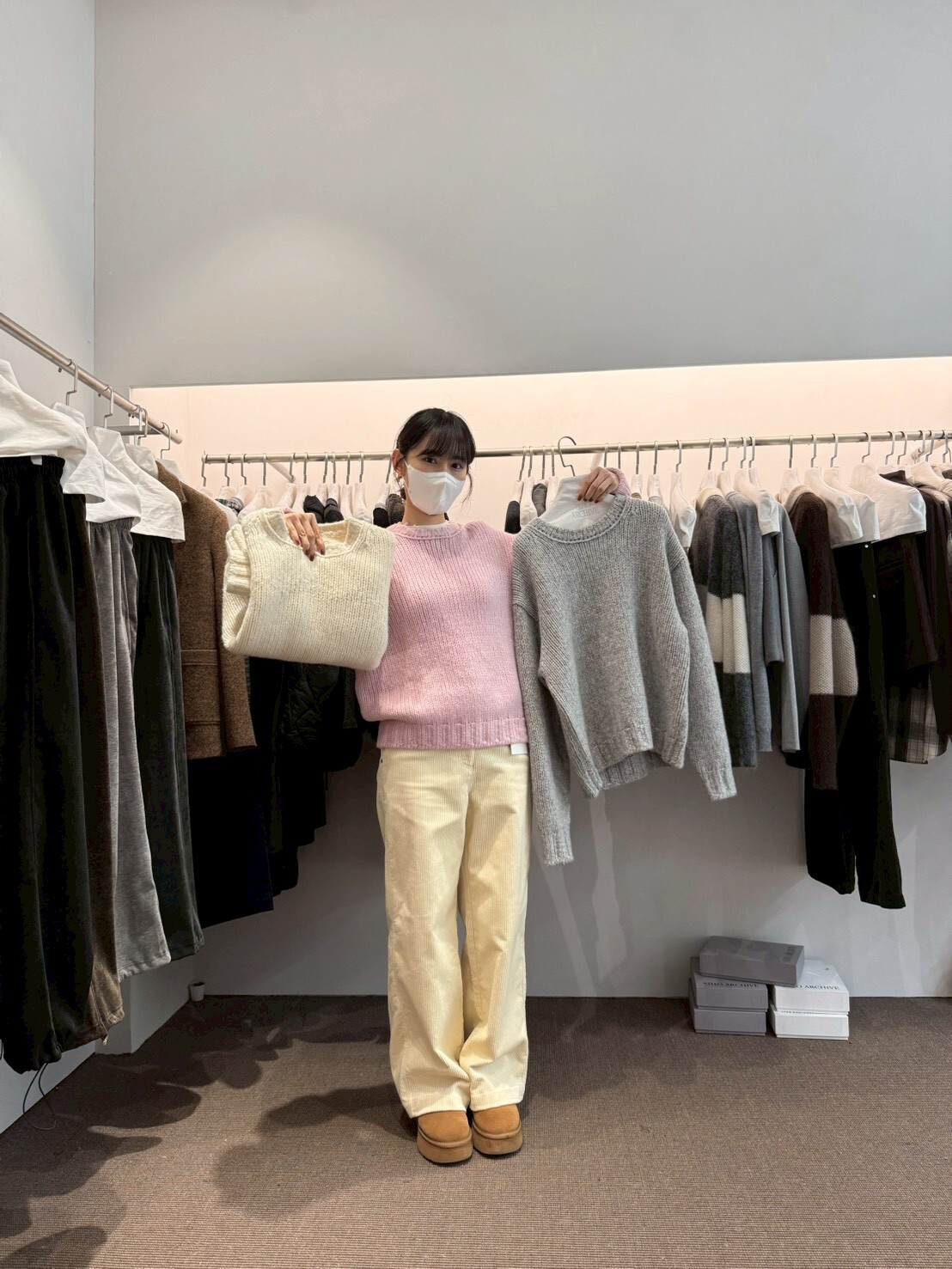 AP5127 明線寬鬆針織上衣