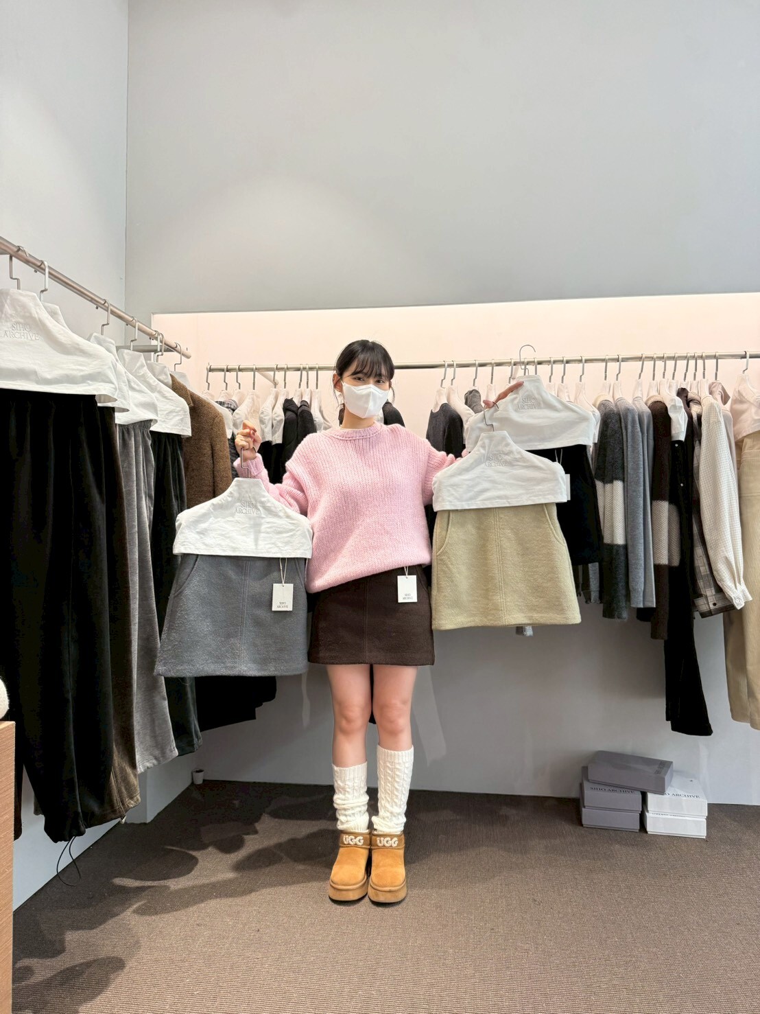 AP5105 高腰A字型可愛短裙