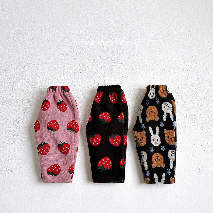 Vivid-I Knitted Pattern Pants