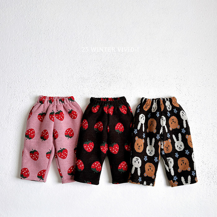 Vivid-I Knitted Pattern Pants