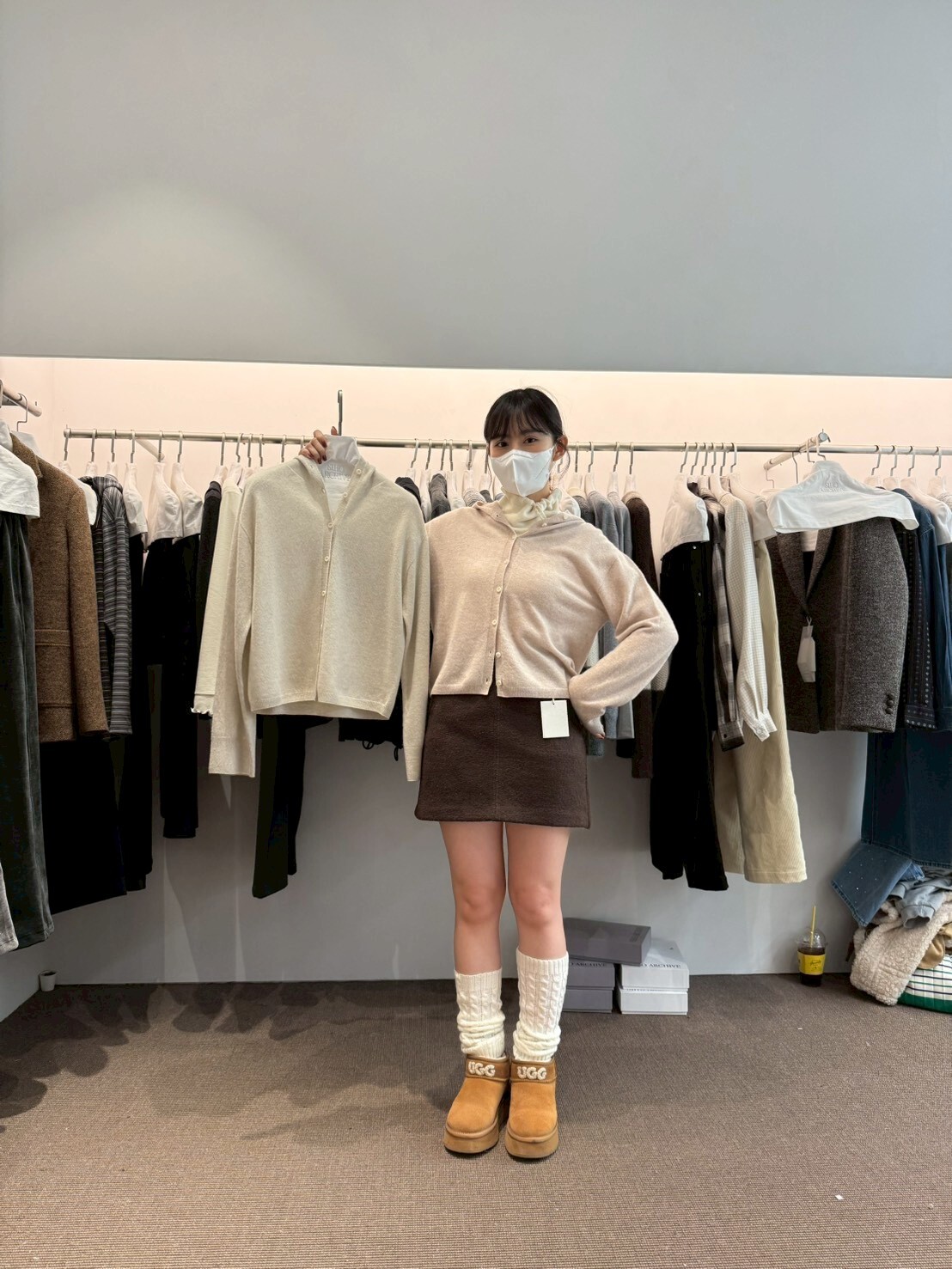 AP5130 超柔軟羊絨連帽小外套