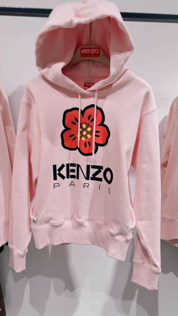 【直播】KENZO LL1031402 大花花LOGO有帽衛衣 (粉紅色) (FD62SW0634ME)