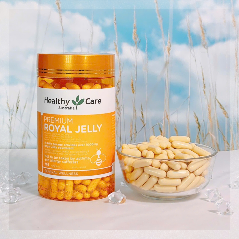 (預購商品)  澳洲 Healthy Care蜂王乳1000mg 365粒