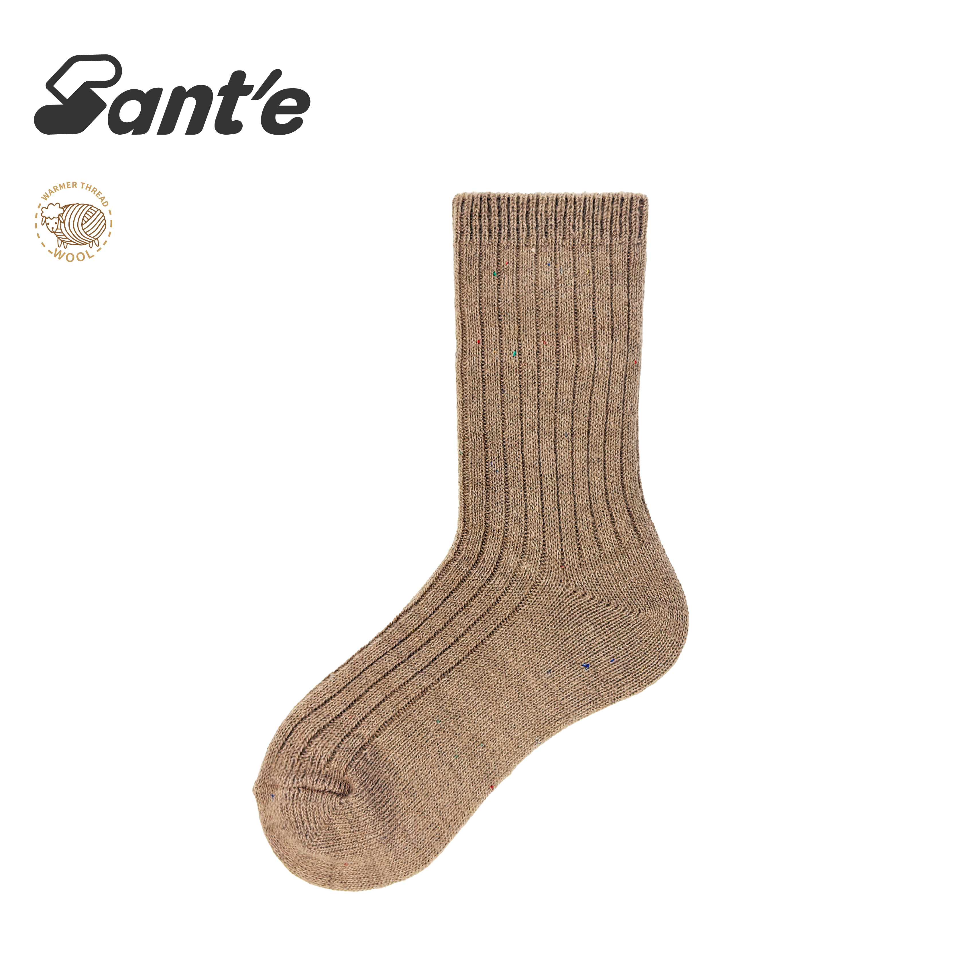 Santé 台灣 暖調中筒羊毛襪 女款 (4色) 44SA2280