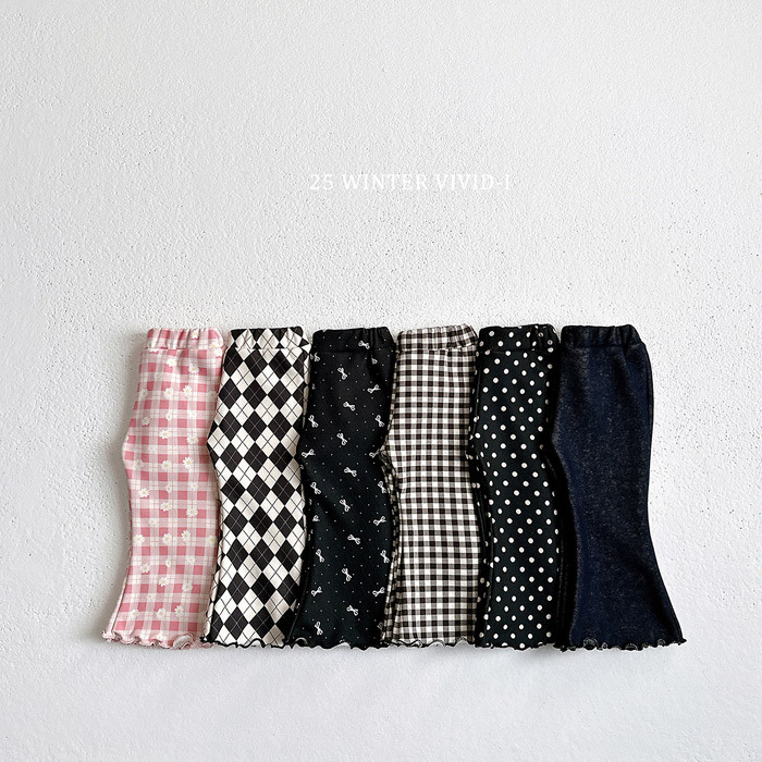 Vivid-I Pattern Flare Pant