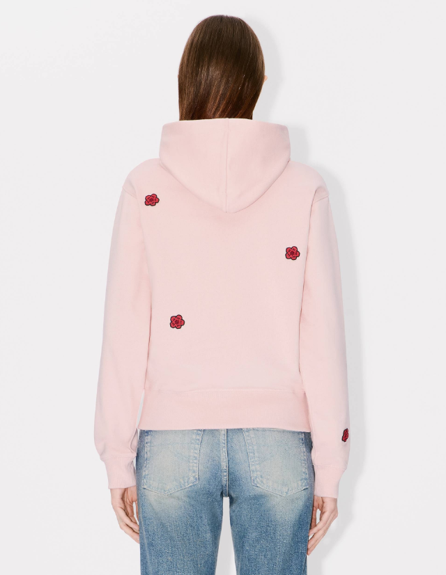 【直播】KENZO LL1031403 小花花LOGO有帽衛衣 (粉紅色) (FE62SW1714MF)