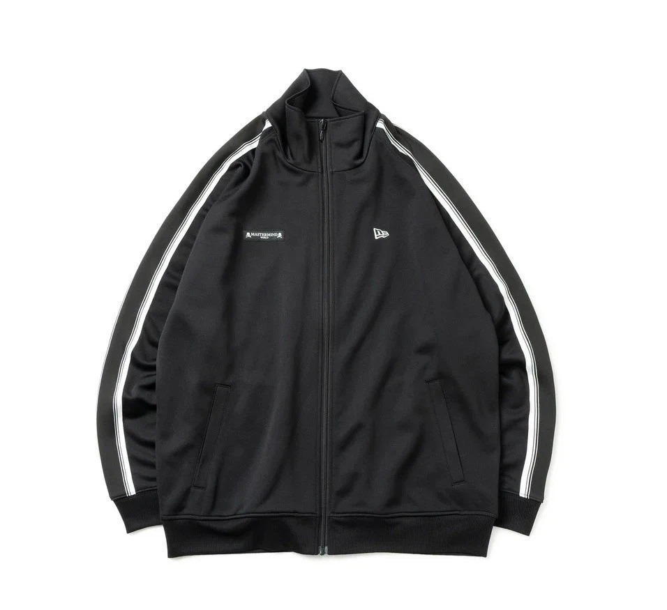 2025AW New Era x mastermind WORLD JAPAN MMJ Smooth Jersey Side Tape Track Jacket 聯名 背後 大骷髏 運動 外套 現貨 14859824
