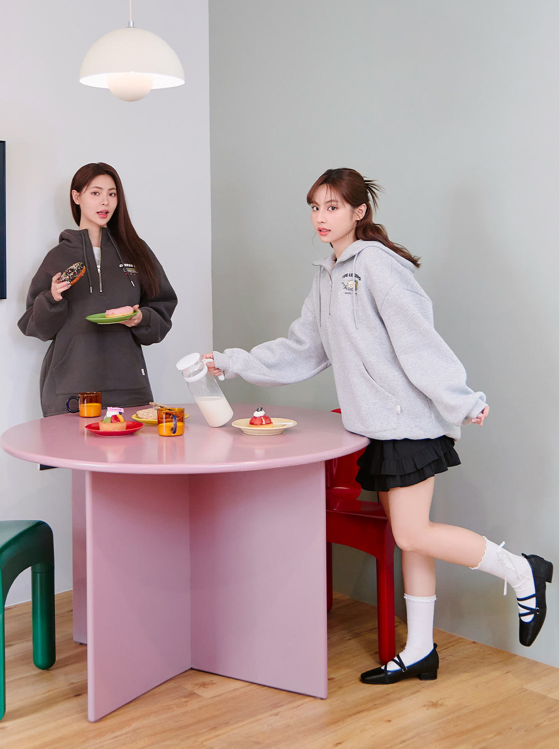 【期間限定】五分糖像素遊戲長版帽T