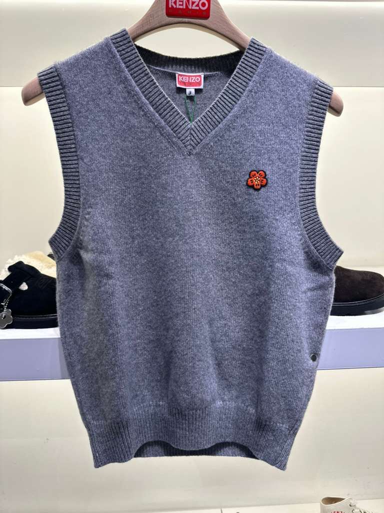 【直播】KENZO LL103168 男裝背心(灰色)(D65PU4203LC)