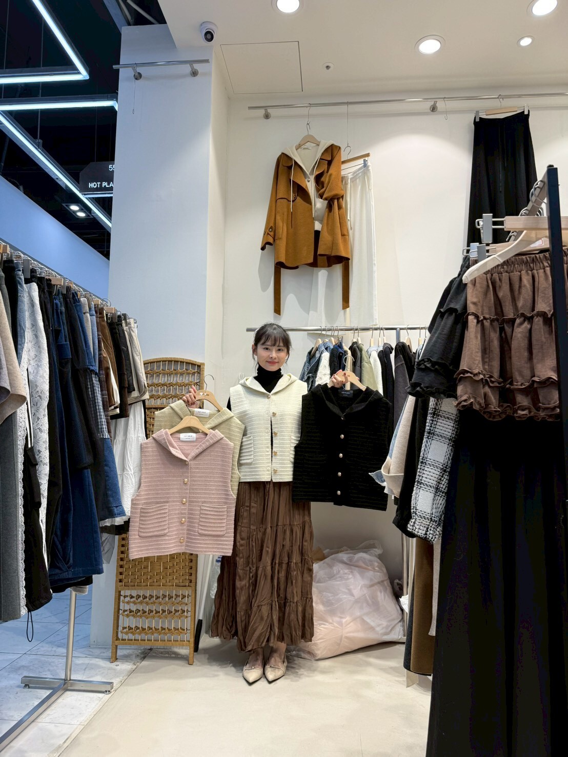 HP5117 連帽口袋橫紋背心