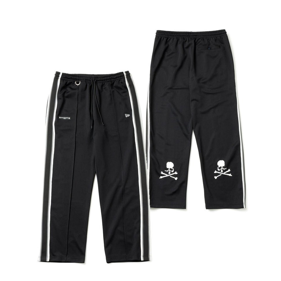 2025AW New Era x mastermind WORLD JAPAN MMJ Smooth Jersey Side Tape Track Pants 聯名 骷髏 褲子 長褲 現貨 14859823