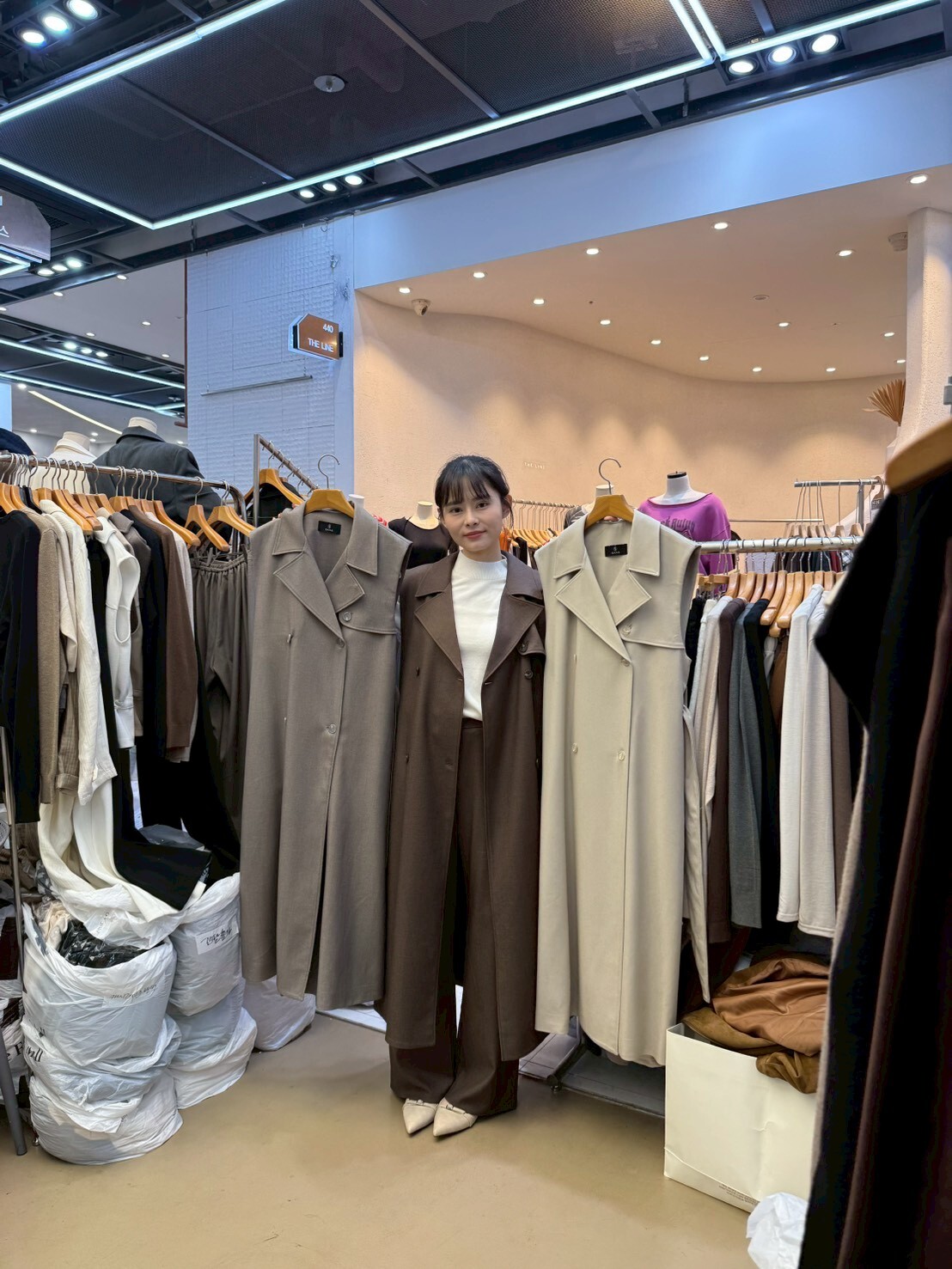 SA5122 長版風衣外套