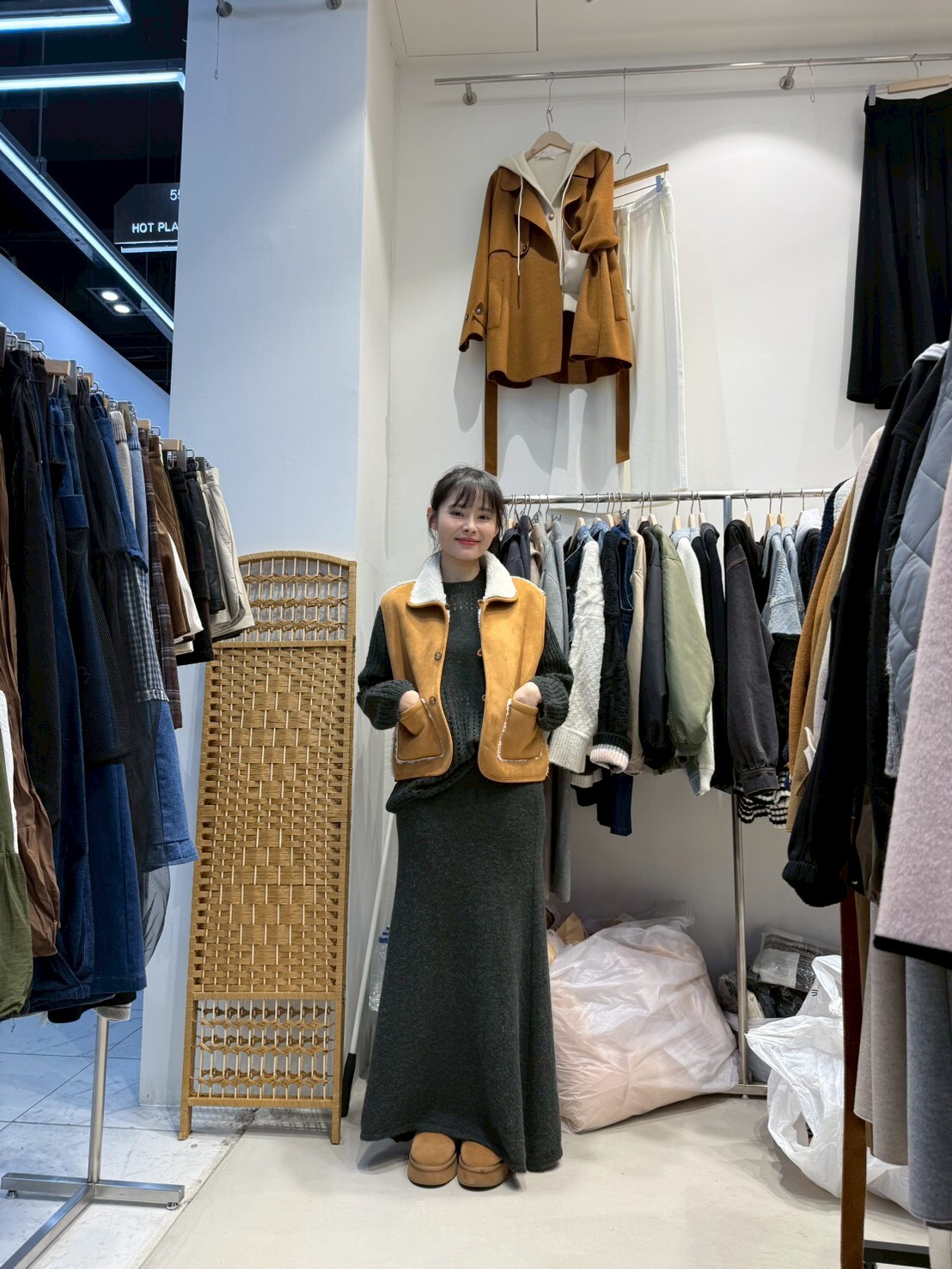 HP5122 可愛雙面羊羔絨背心