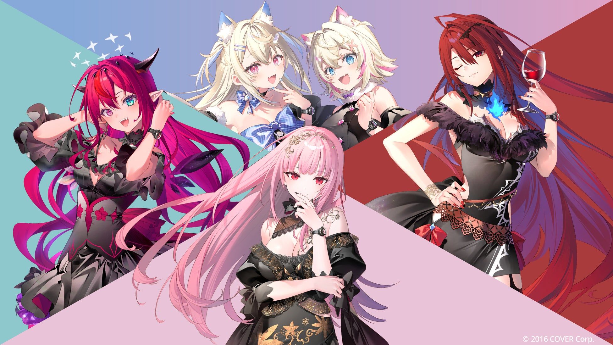 「官品現貨」UNDONE x hololive EN Party2gether 周邊 💀💎🐾💄 (Mori Calliope/IRyS/FUWAMOCO/Elizabeth Rose Bloodflame)