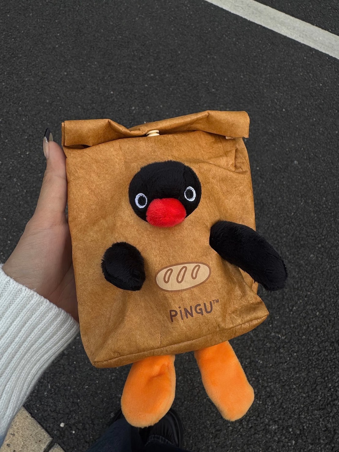 PINGU 企鵝家族 麵包坊 毛絨 掛件