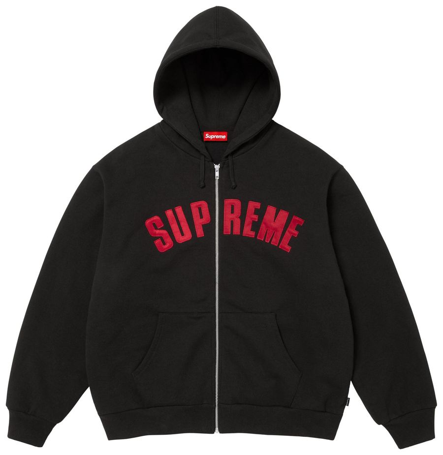 2025AW SUPREME ARC THERMAL LINED ZIP UP HOODIE 正面 LOGO 連帽 外套 現貨 FW25SW27