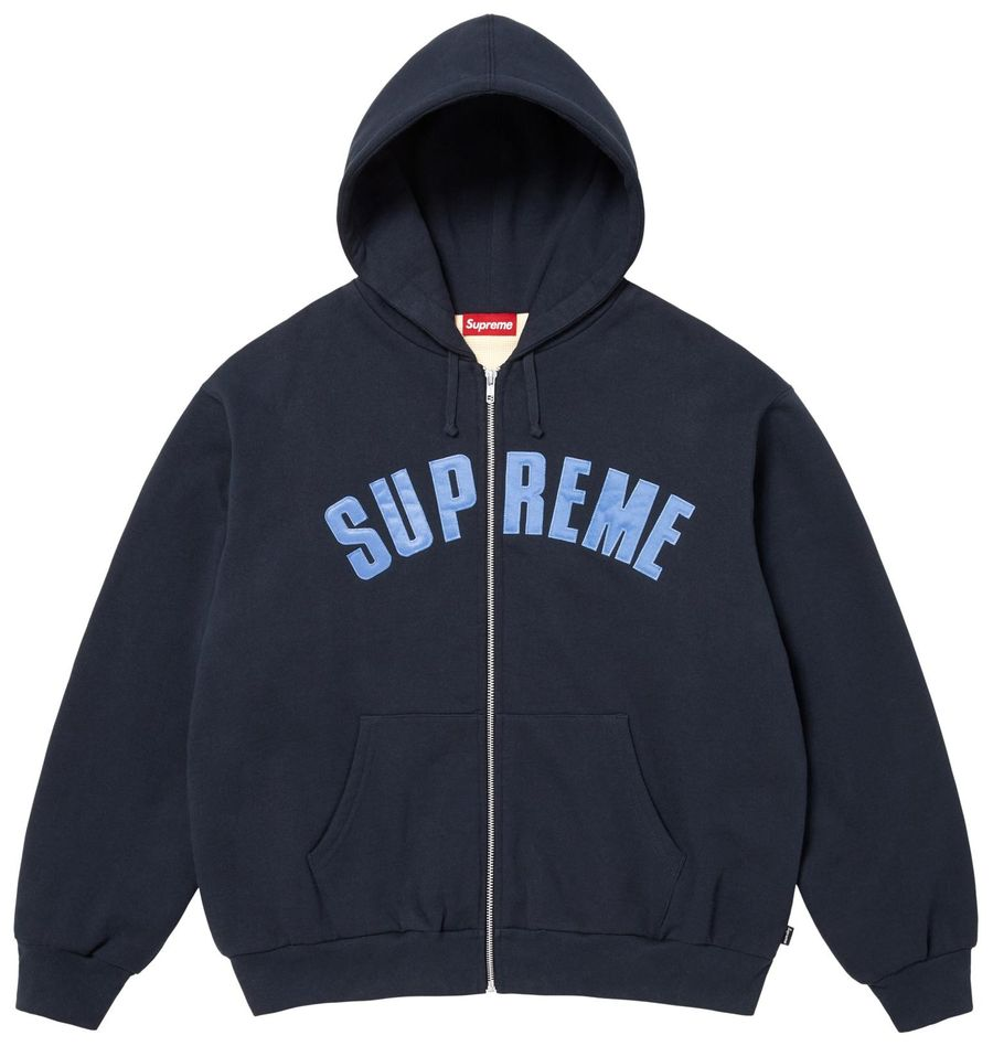 2025AW SUPREME ARC THERMAL LINED ZIP UP HOODIE 正面 LOGO 連帽 外套 現貨 FW25SW27