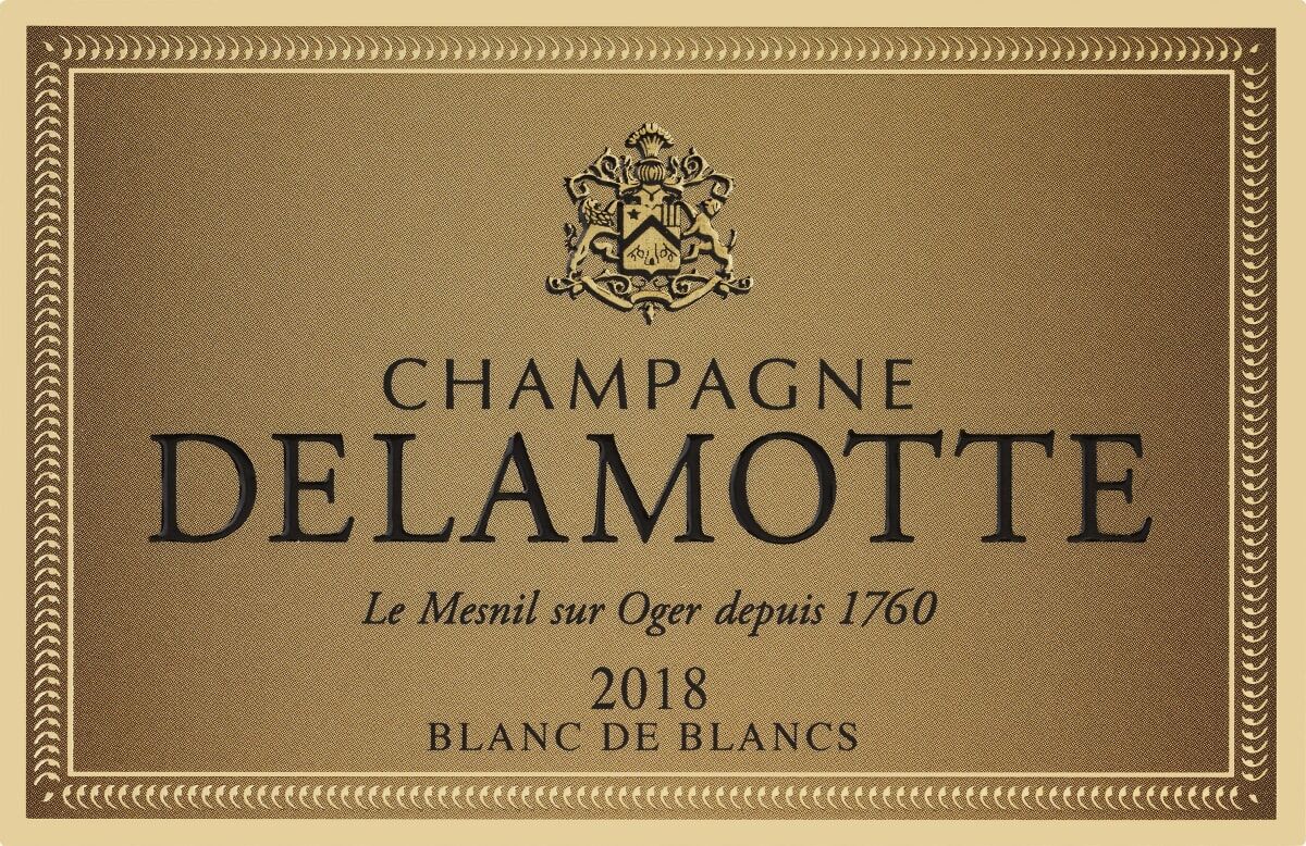 Delamotte Blanc de Blancs Brut 2018 (WS95)