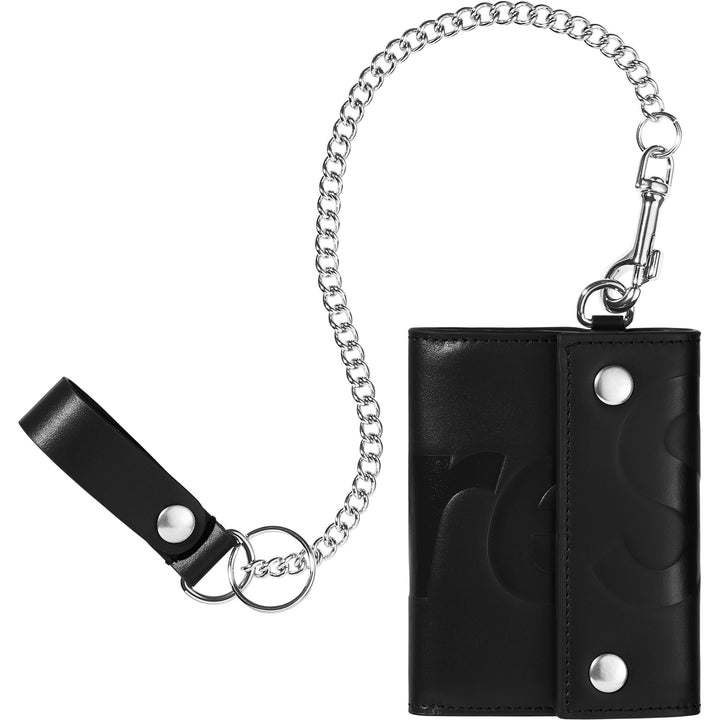 2025AW SUPREME LEATHER CHAIN WALLET 皮革 鍊子 皮夾 短夾 錢包 現貨 FW25B13