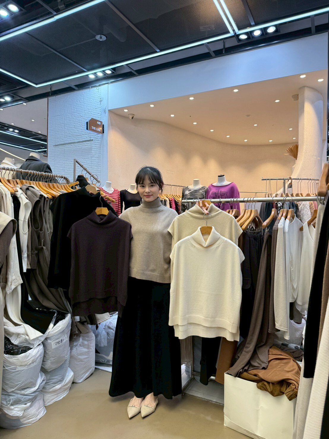 SA5111 高領針織背心