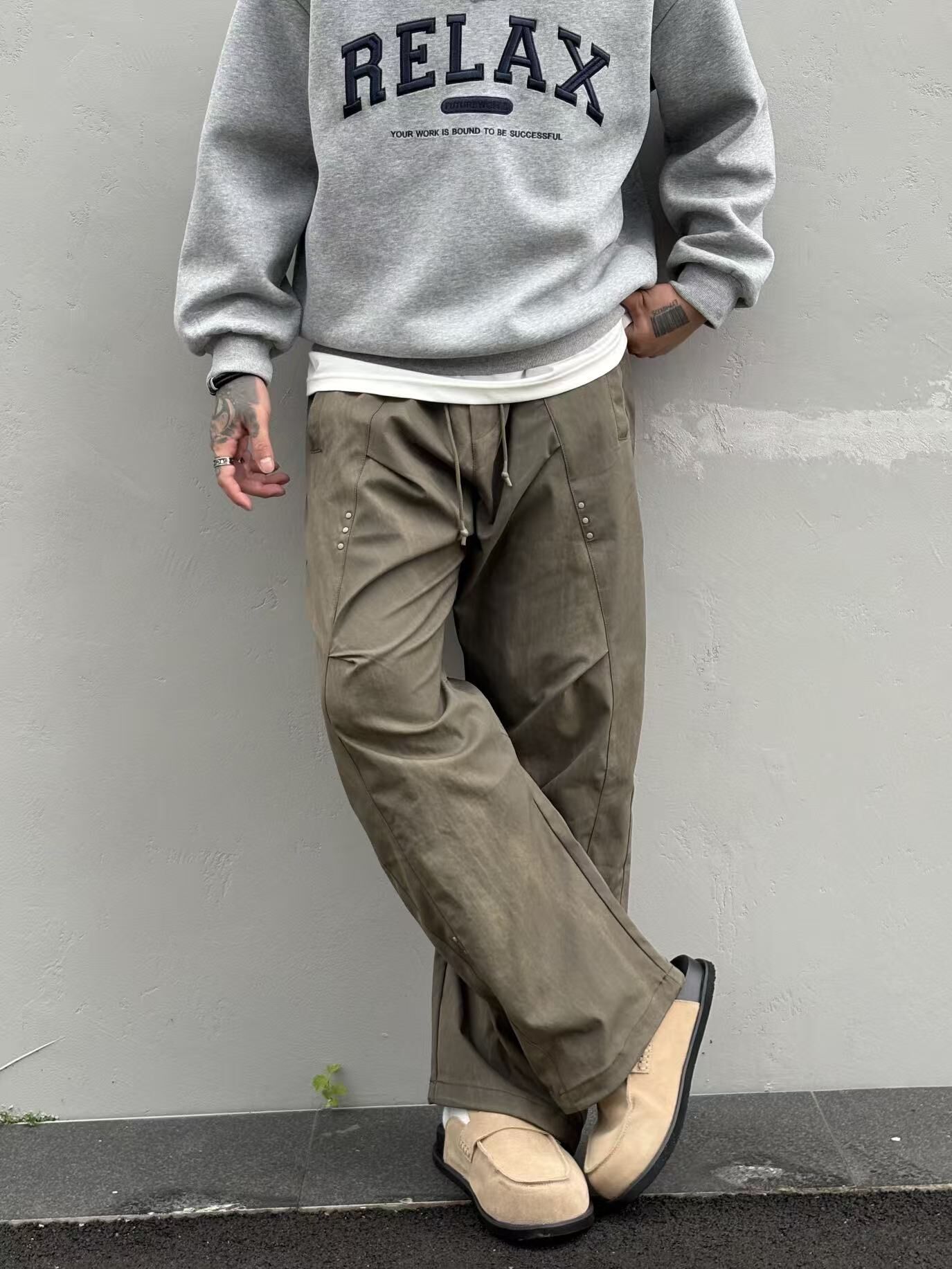 XCTRL 工裝彎刀長褲-綠