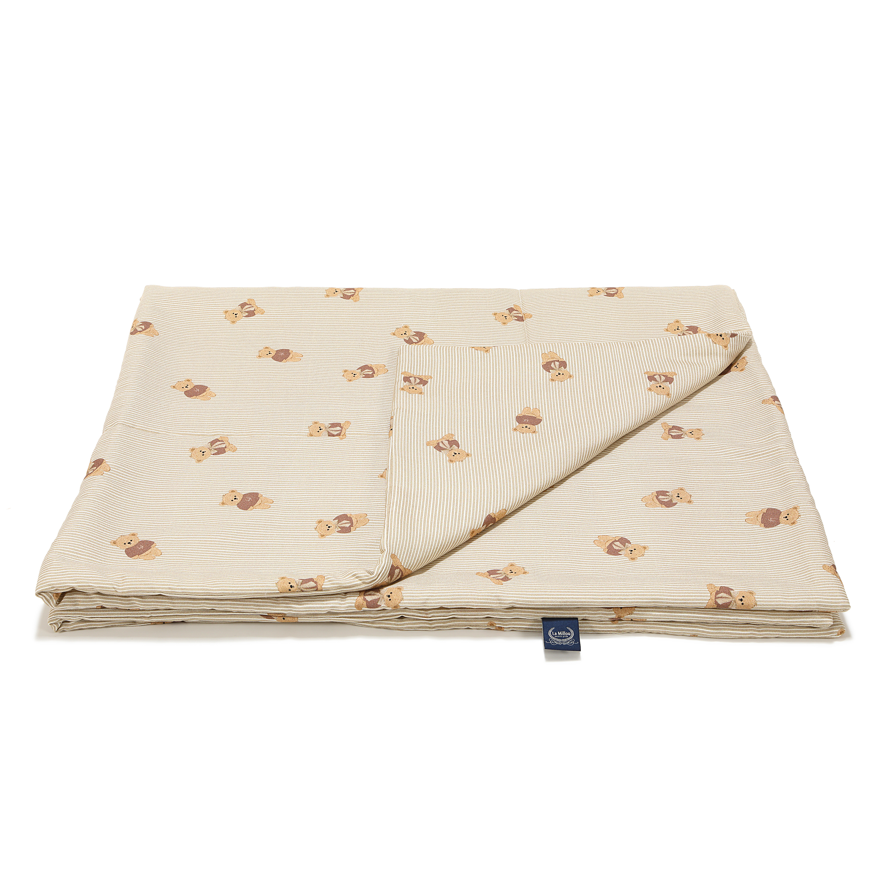 La Millou波蘭 竹纖涼感被(140x110cm)｜抗菌被｜無流蘇簡約質感｜學院熊寶寶