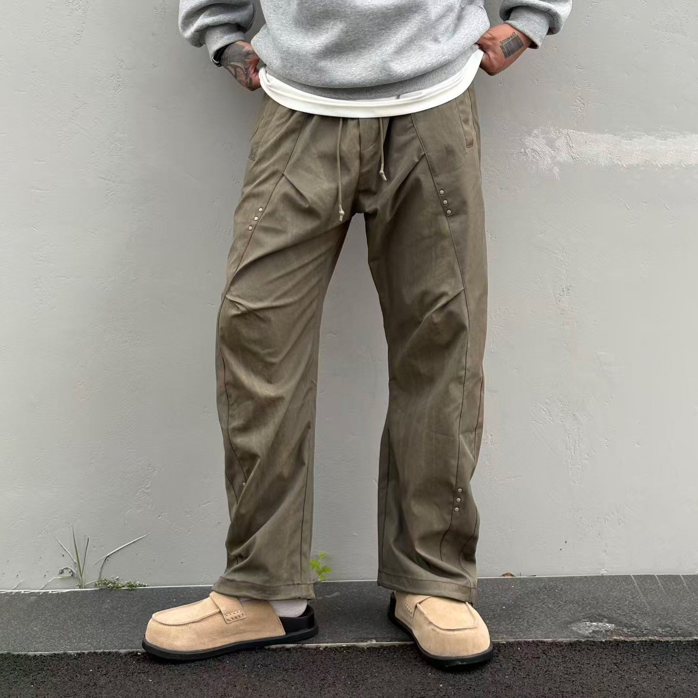 XCTRL 工裝彎刀長褲-綠